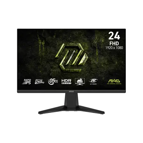 Monitor MSI MAG 245F X24 23.8" Full HD HDR 240 Hz Gaming Ficha USA