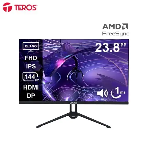 Monitor Teros TE-2417S Gaming 23,8" Plano IPS FHD (1920X1080) 144Hz 1ms Ficha USA