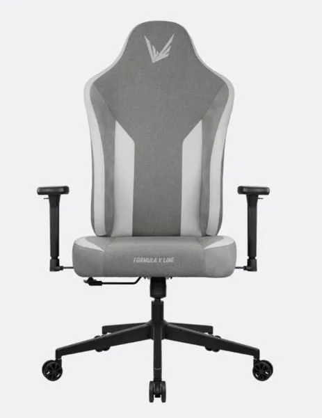 SILLA GAMER FORMULA V LINE RYVO FABRIC LIGHT GREY