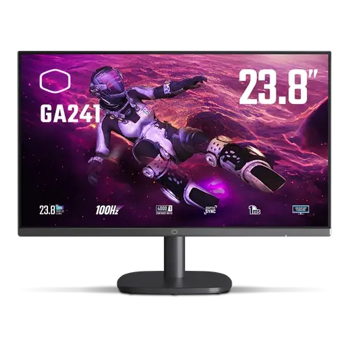 Monitor Cooler Master GA241 23.8" FHD (1920 x 1080) VGA HDMI 100Hz 1ms