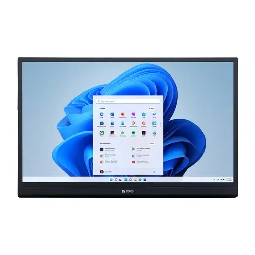Monitor Portatil Teros TE-1501S 15.6" Plano IPS FHD (1920 x 1080) 60Hz USB