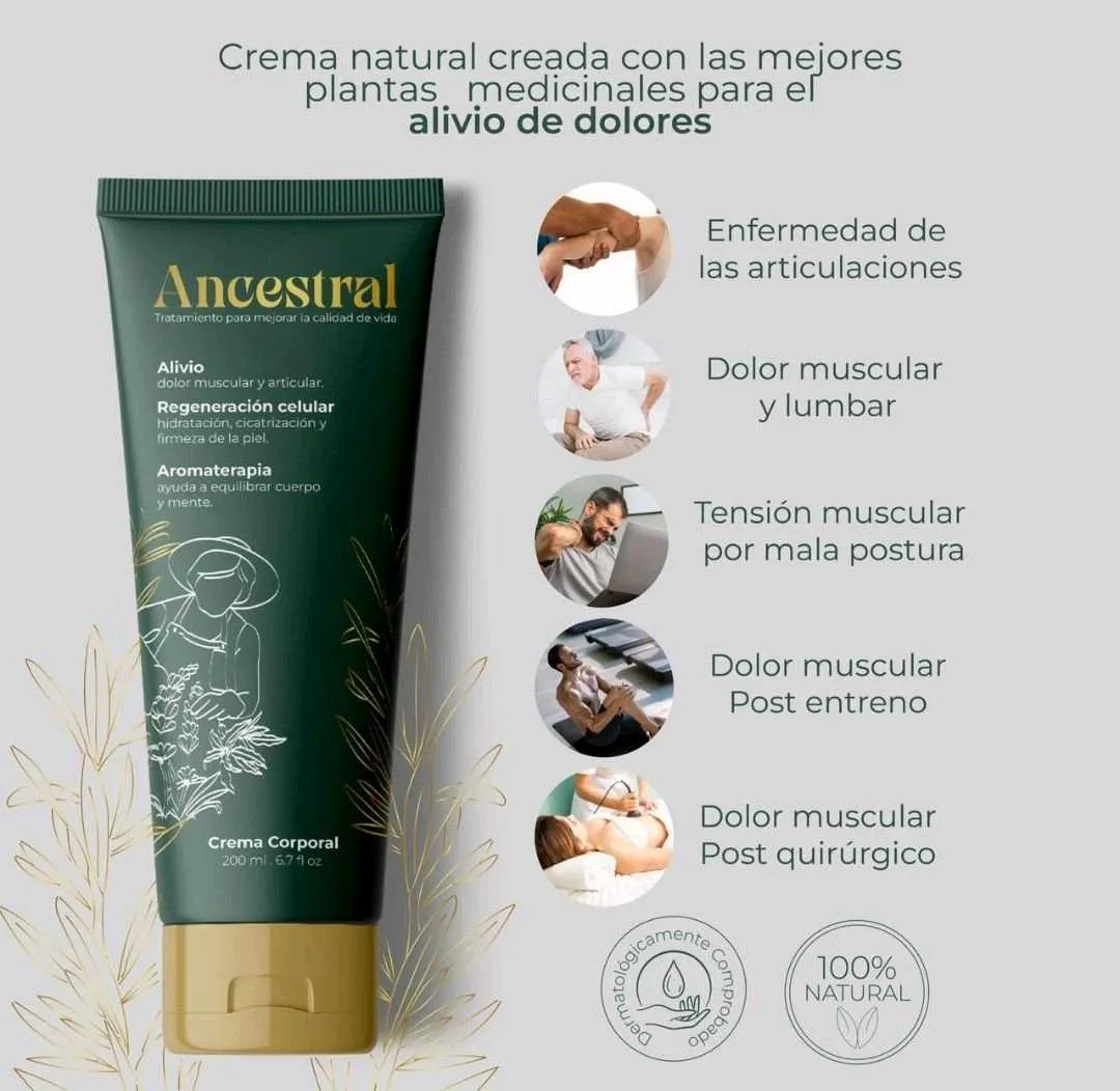 KIT ANCESTRAL PARA EL DOLOR CREMA/ACEITE