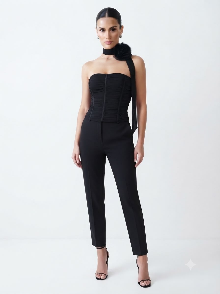 ZARA Floral Corset