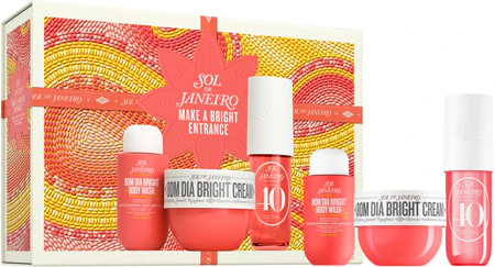 SOL DE JANEIRO MAKE BRITAGHT ENTRANCE BOM DIA BRITADHT BODY ROUTINE SET