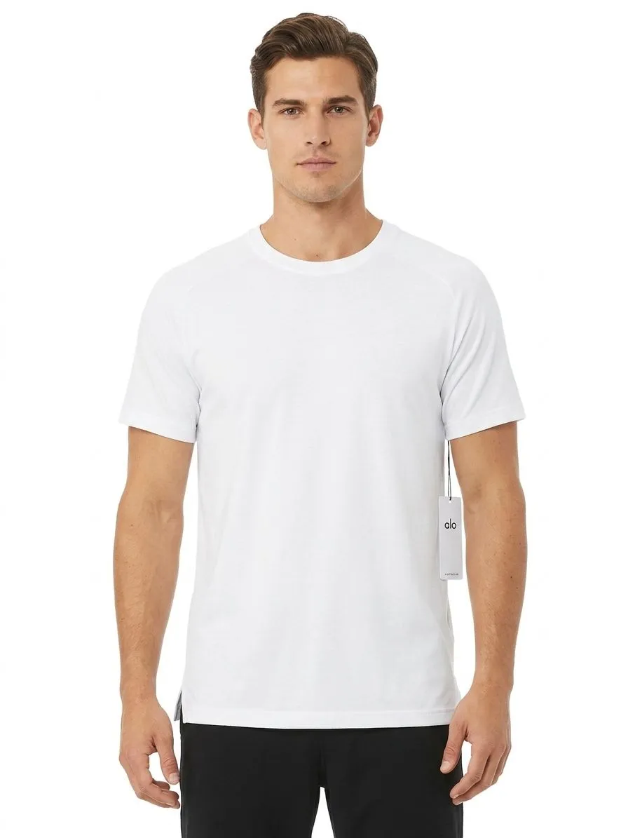 Triumph Raglan Tee- White