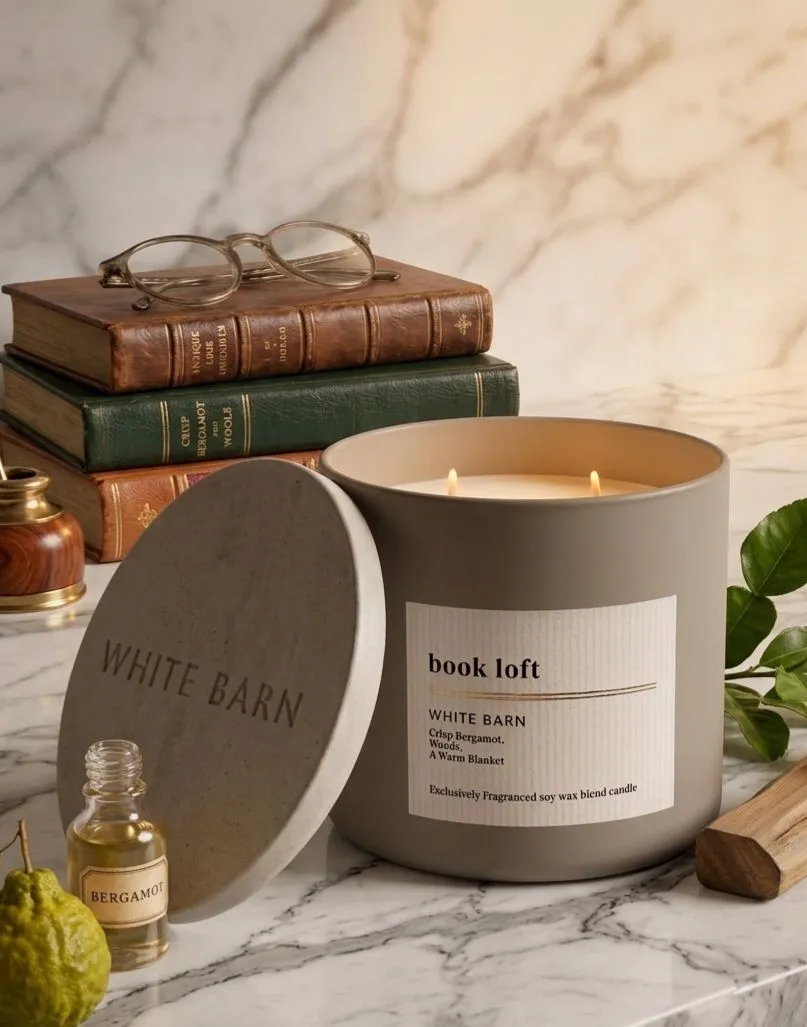 VELA BOOK LOFT WHITE BARN WT 14.50 OZ