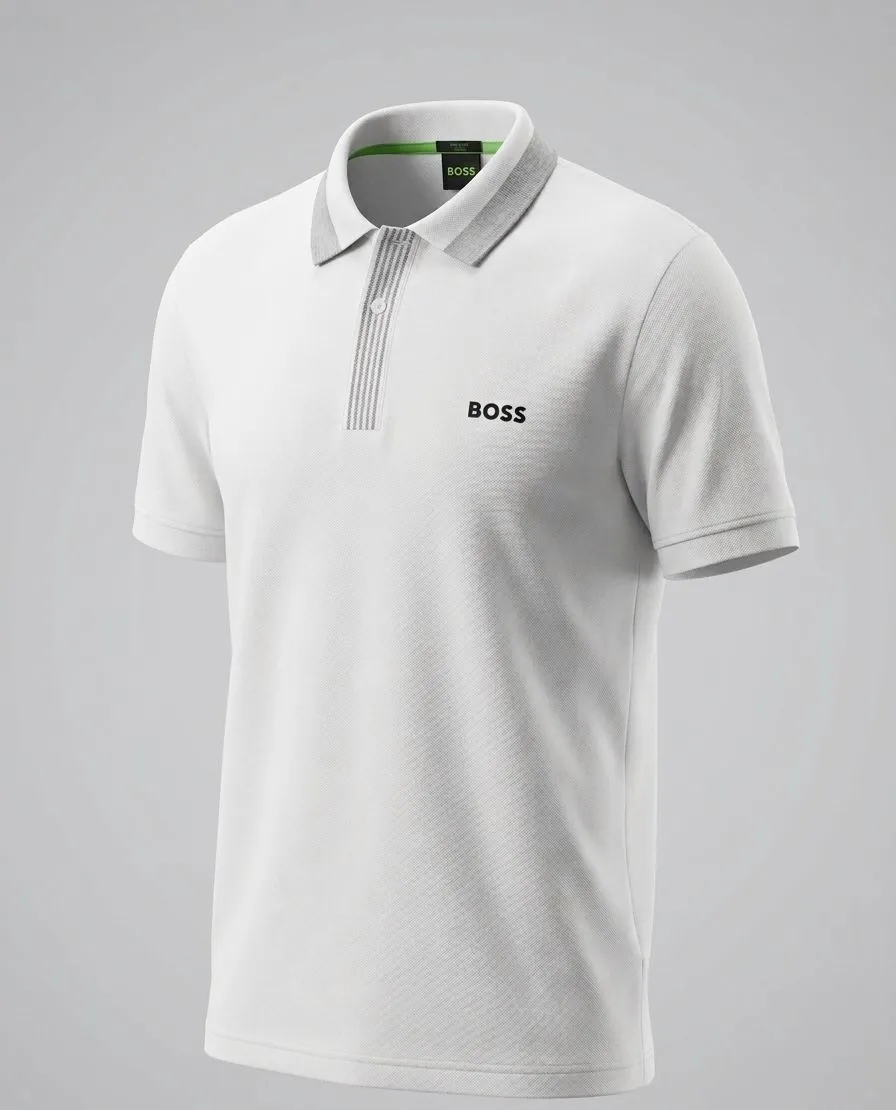 POLO WHITE HUGO BOSS