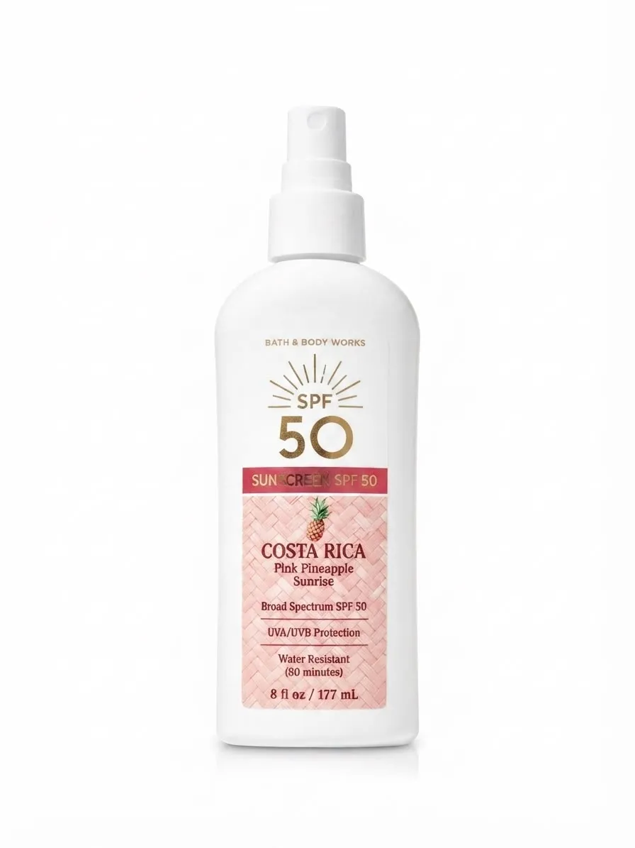 COSTA RICA  SPRAY PROTECTOR SOLAR SUNSCREEN PINK PINEAPPLE SUNRISE 6OZ  346929