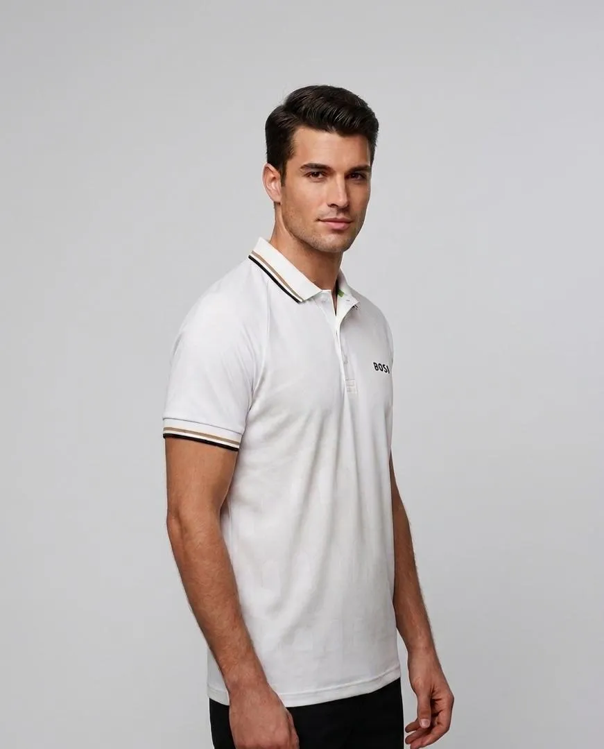 POLO WHITE HUGO BOSS