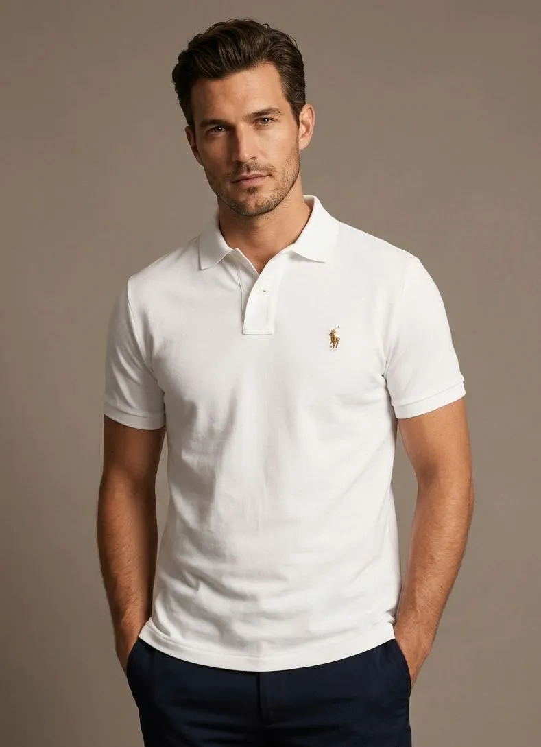 WHITE POLO SHIRT