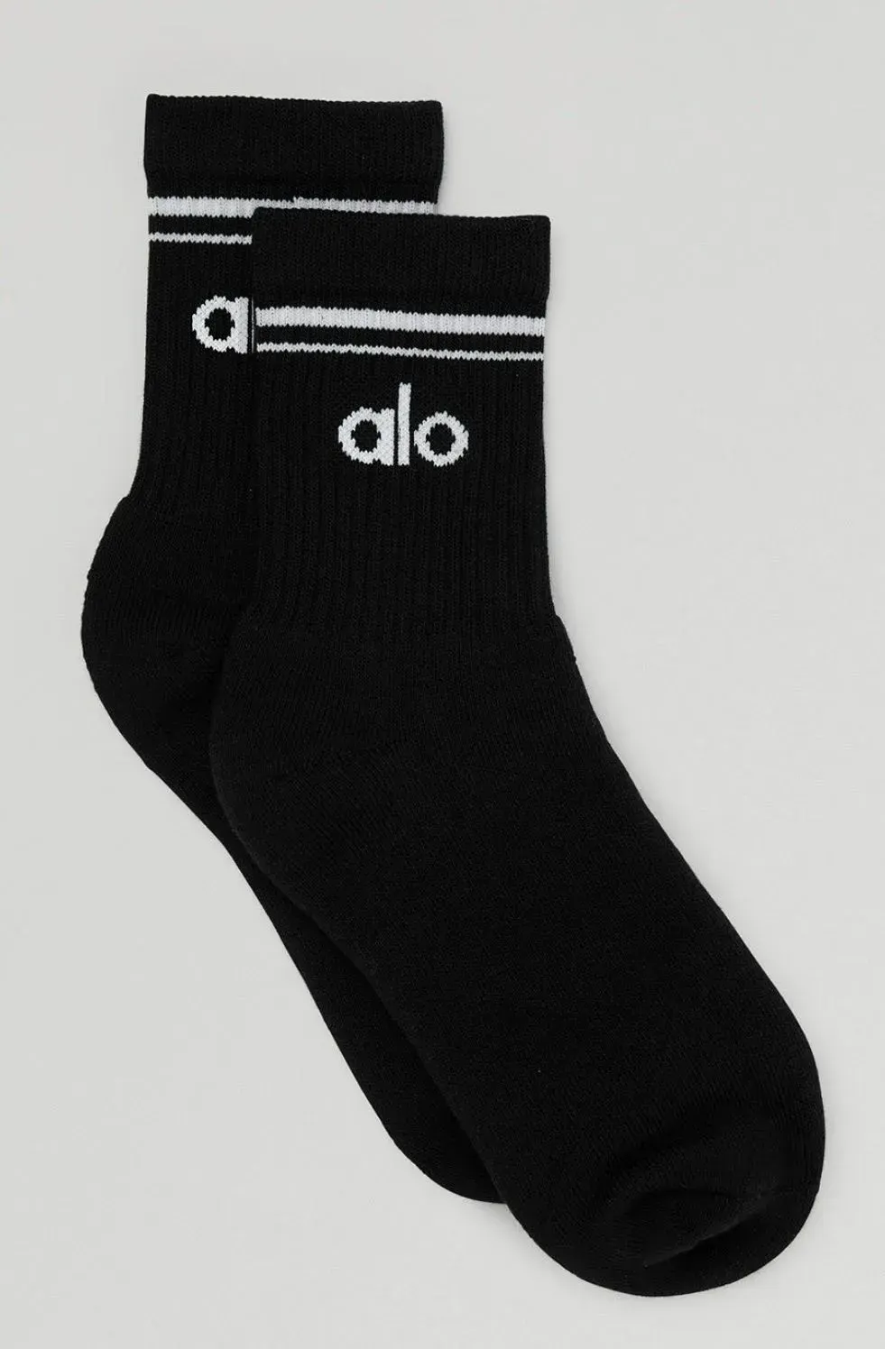 UNISEX HALF-CREW THROWBACK SOCK-WHITE