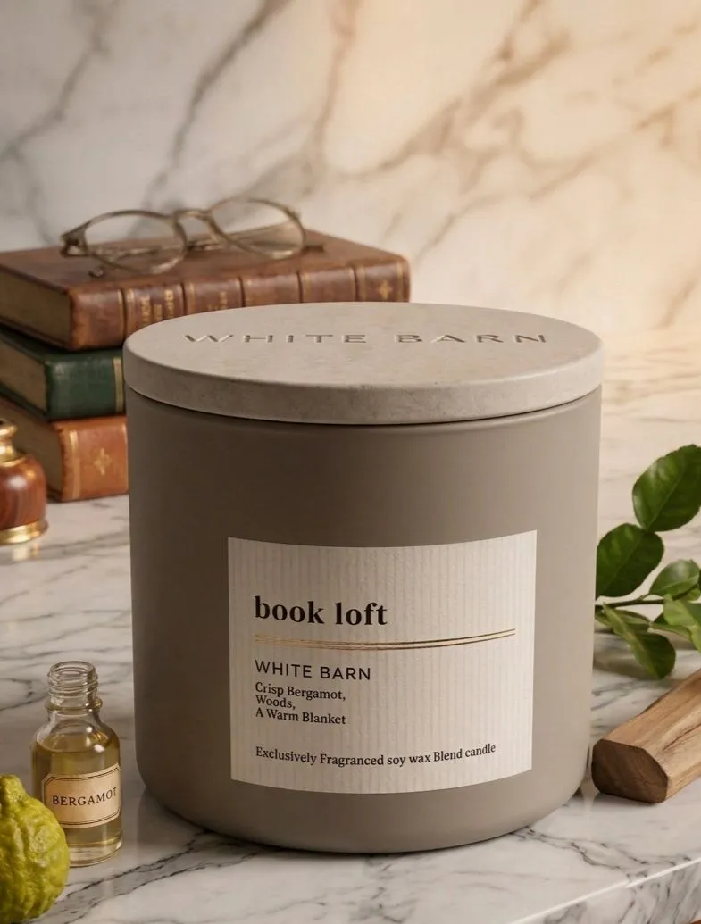 VELA BOOK LOFT WHITE BARN WT 14.50 OZ