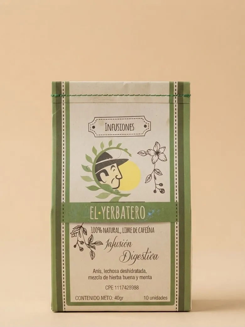  EL YERBATERO INFUSION DIGESTIVA 10und DE 40grs  AT-027