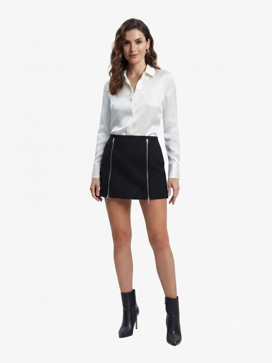 ZARA SHORT SKIRT WITH CLOSURE 00036