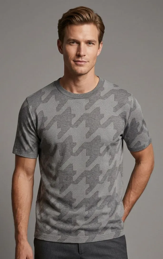 T-SHIRT SILVER HUGO BOSS