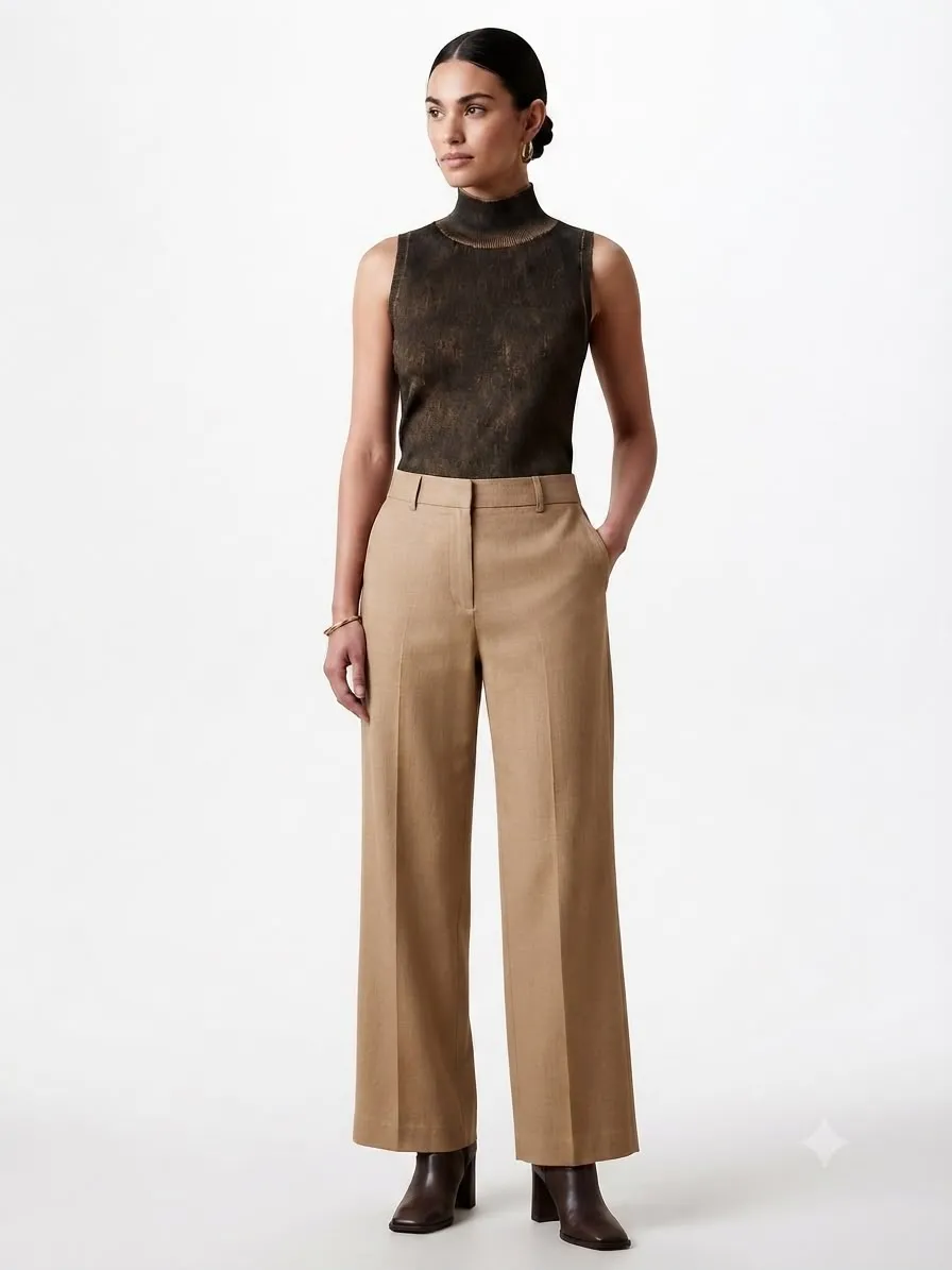 ZARA HIGH-NECK TOP 21016