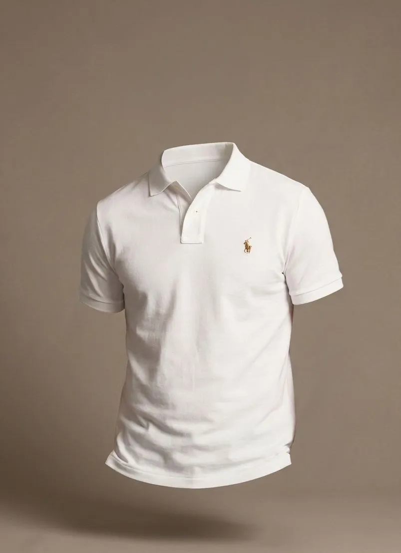 WHITE POLO SHIRT