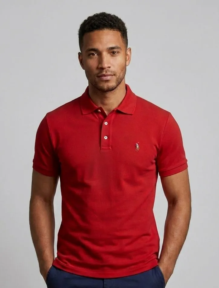 RED POLO SHIRT  206714