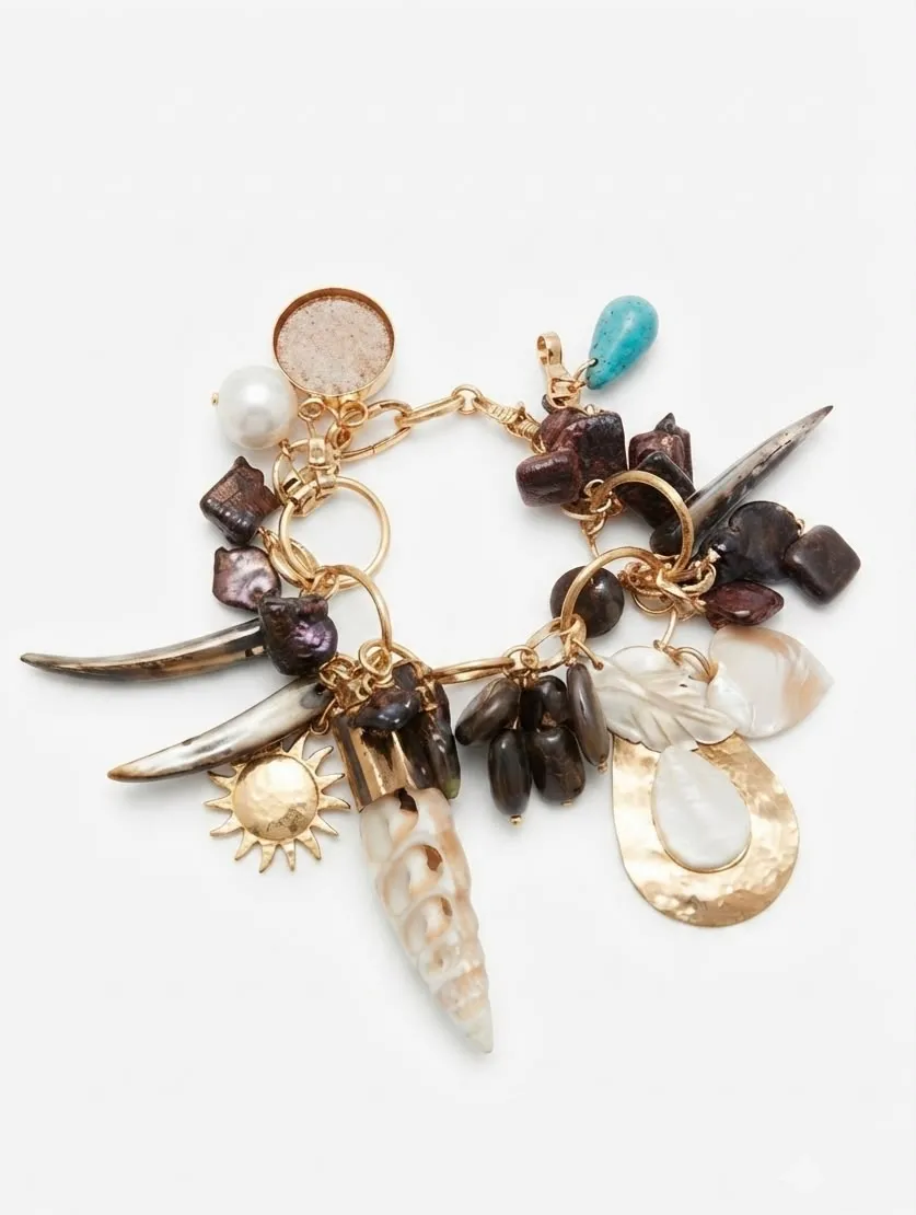 PULSERA OCEANO BOHEMIO  QRIOSAS07 