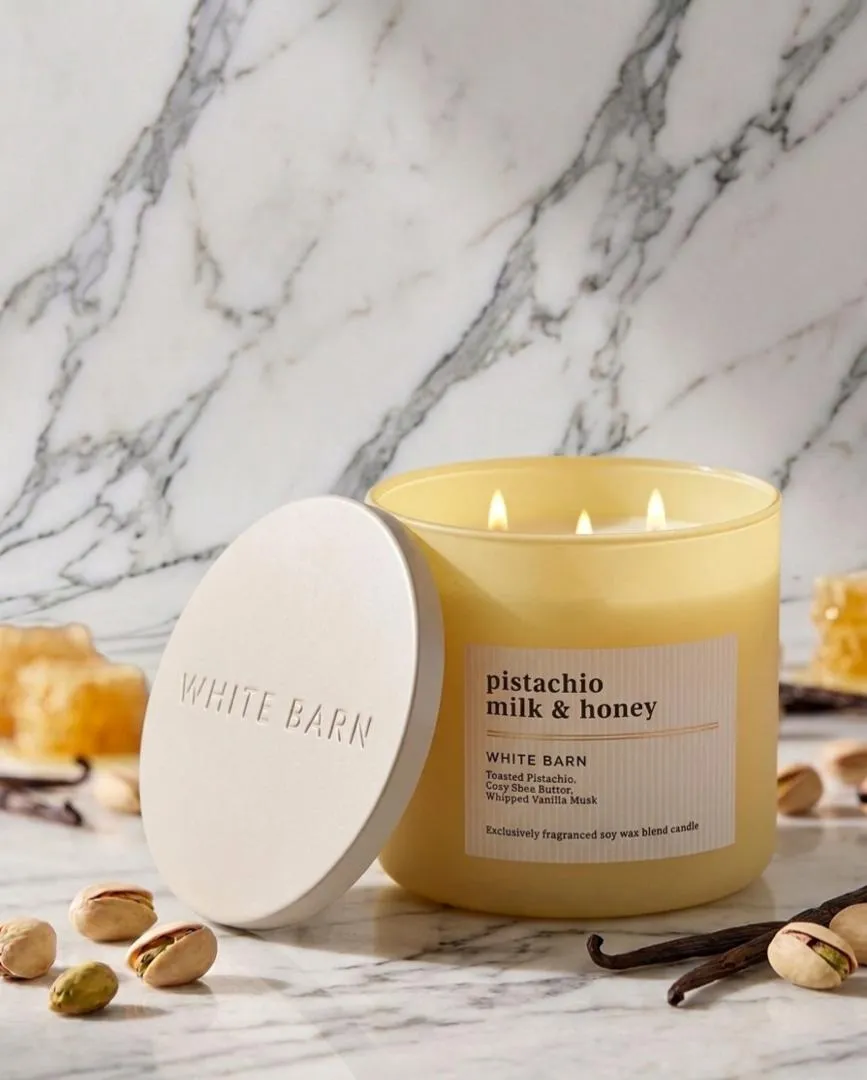 VELA PISTACHIO MILK & HONEY WHITE BARN WT 14.50 OZ