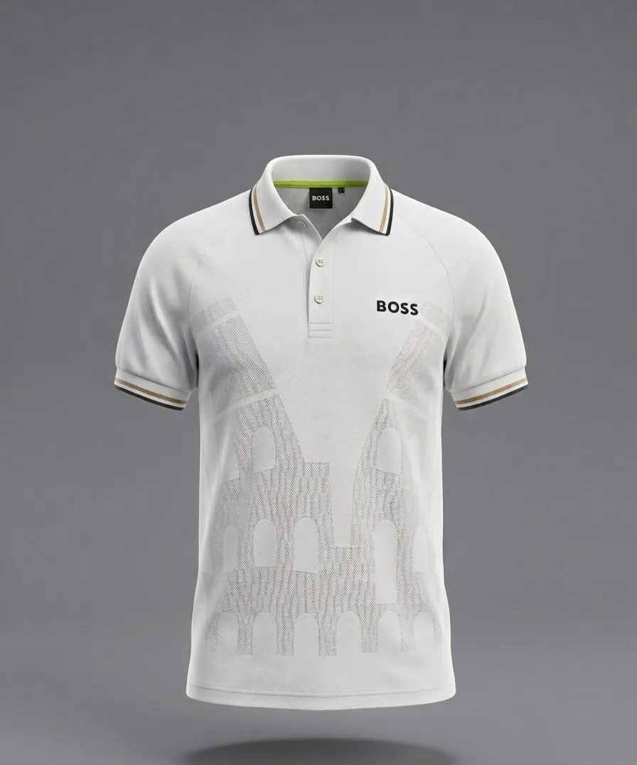 POLO WHITE HUGO BOSS