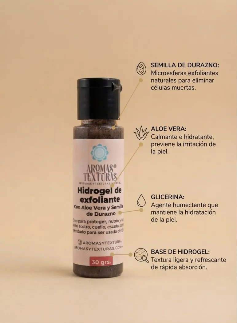 HIDROGEL EXFOLIANTE 30grs at-009