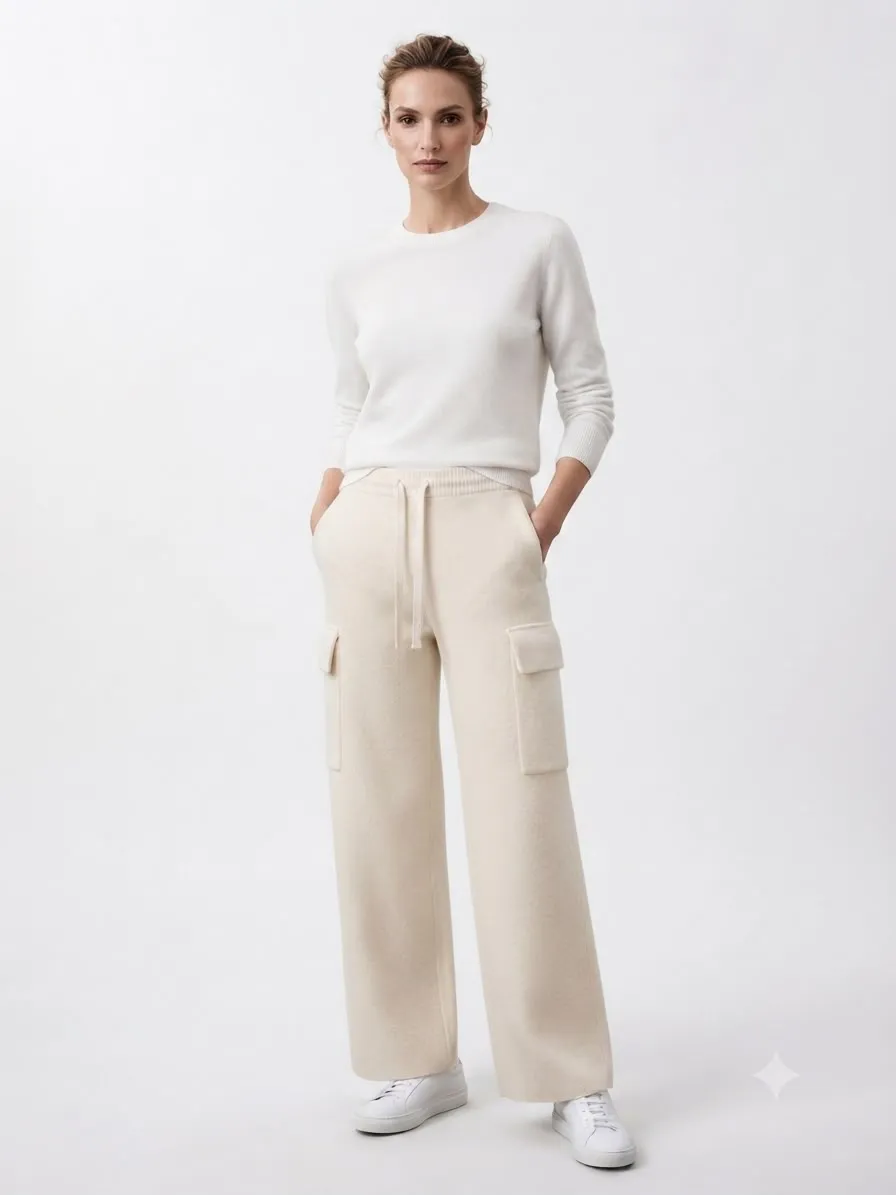 ALO SCHOLAR KNIT HIGH-WAIST CARGO PANT 01584