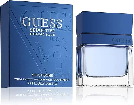 GUESS SEDUCTIVE BLUE 3.4oz EDT FOR MEN 