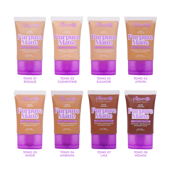 Base Líquida Pequeña Matte Purpure 