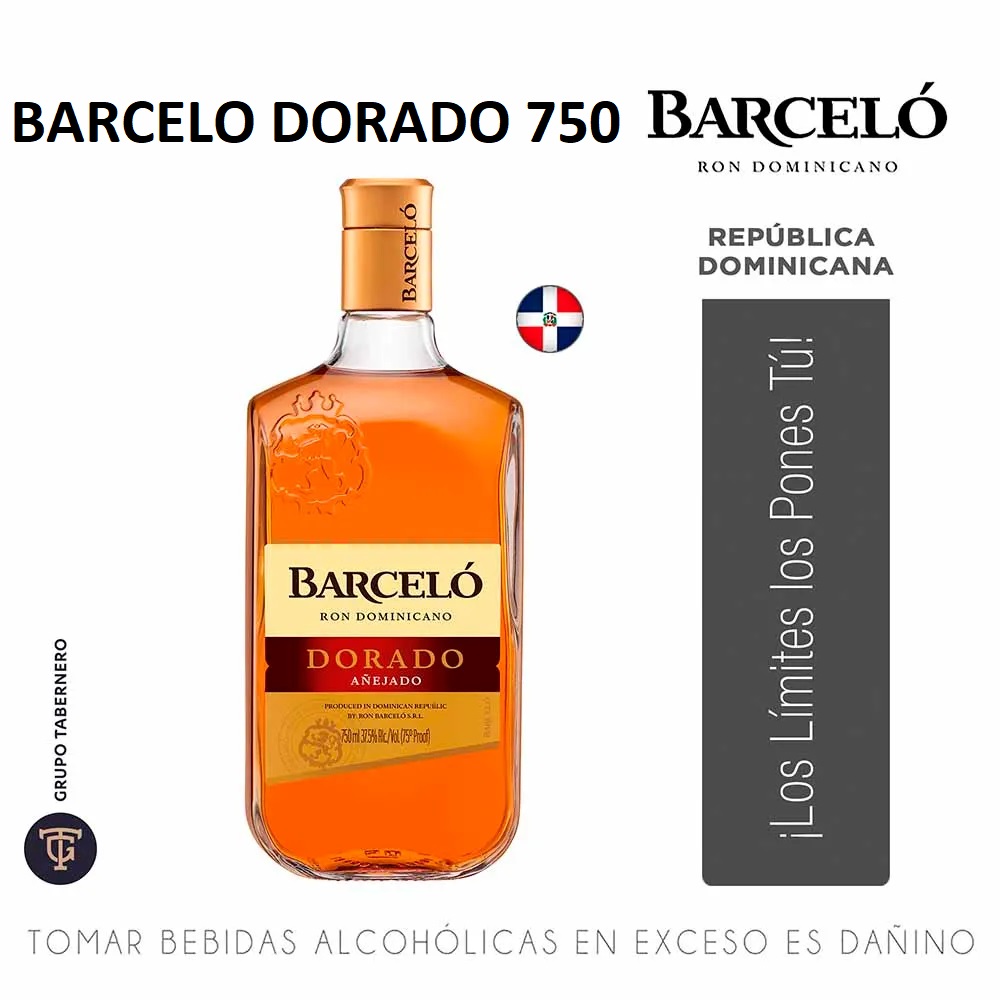 RON BARCELÓ DORADO 750 ML