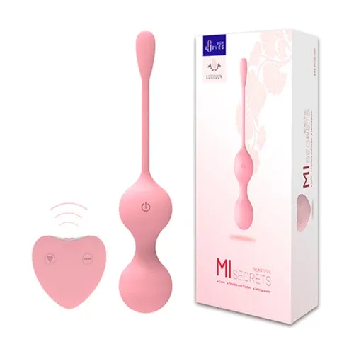 Bolas Chinas Vibradoras con Control Remoto | 10 Modos, Carga USB  -  MI secrets (S.T.M.)