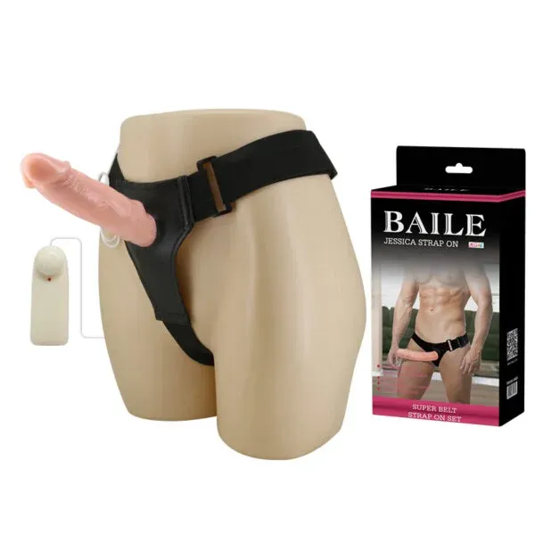 Arnes Vibrador con Funda Agrandadora para Pene de Silicona -  BW-010025 Baile (.S.T.M.)