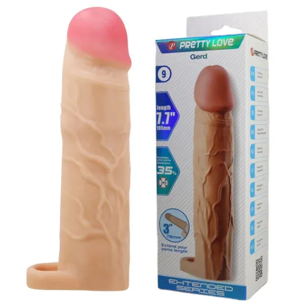 Gerd: Funda Alargadora para Pene +7,6 cm.  - BI-026258 Prettylove (S.T.M.)