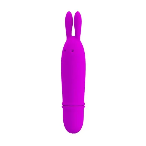 BALA VIBRADORA CON ESTIMULADOR TIPO CONEJO BOYCE - PRETTY LOVE