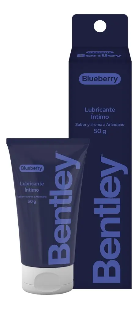 GEL LUBRICANTE COMESTIBLE CON A SABOR BLUEBERRY 50 GR - BENTLEY
