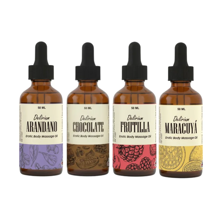 ACEITES DE MASAJE CON AROMA Y RAPIDA ABSORCION 50ML - DELIRIUM