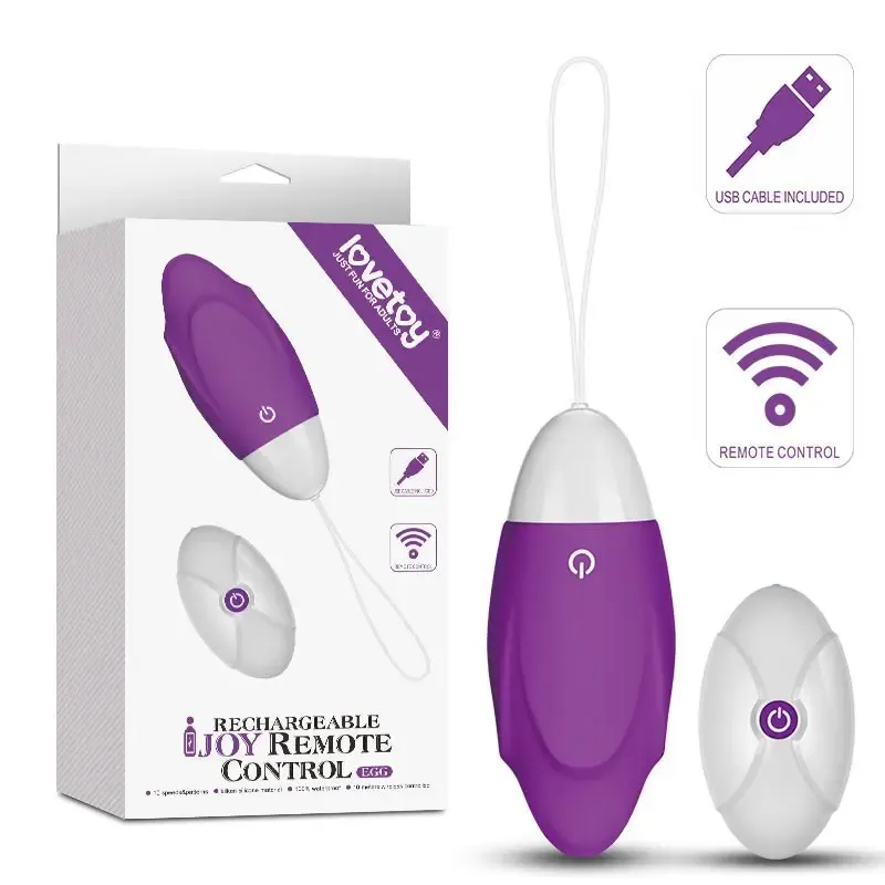 Rose IJOY: Huevo Vibrador con Control Remoto - LV1566PU Lovetoy (S.T.M.)