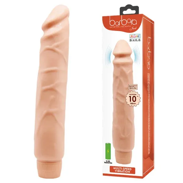 Dildo Vibrador Realista 26 cm. Multivelocidad - BW-1004R Baile (S.T.M.)