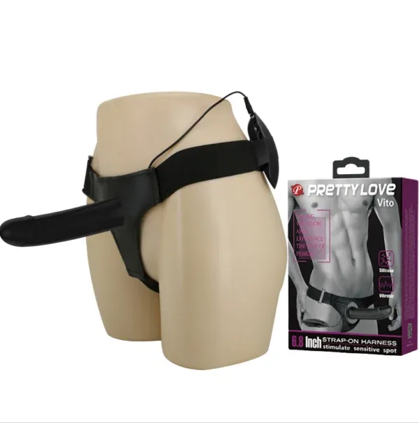 Arnés Vibrador con Dildo Realista Ajustable Para Hombre - BW-22055 Baile (S.T.M.)