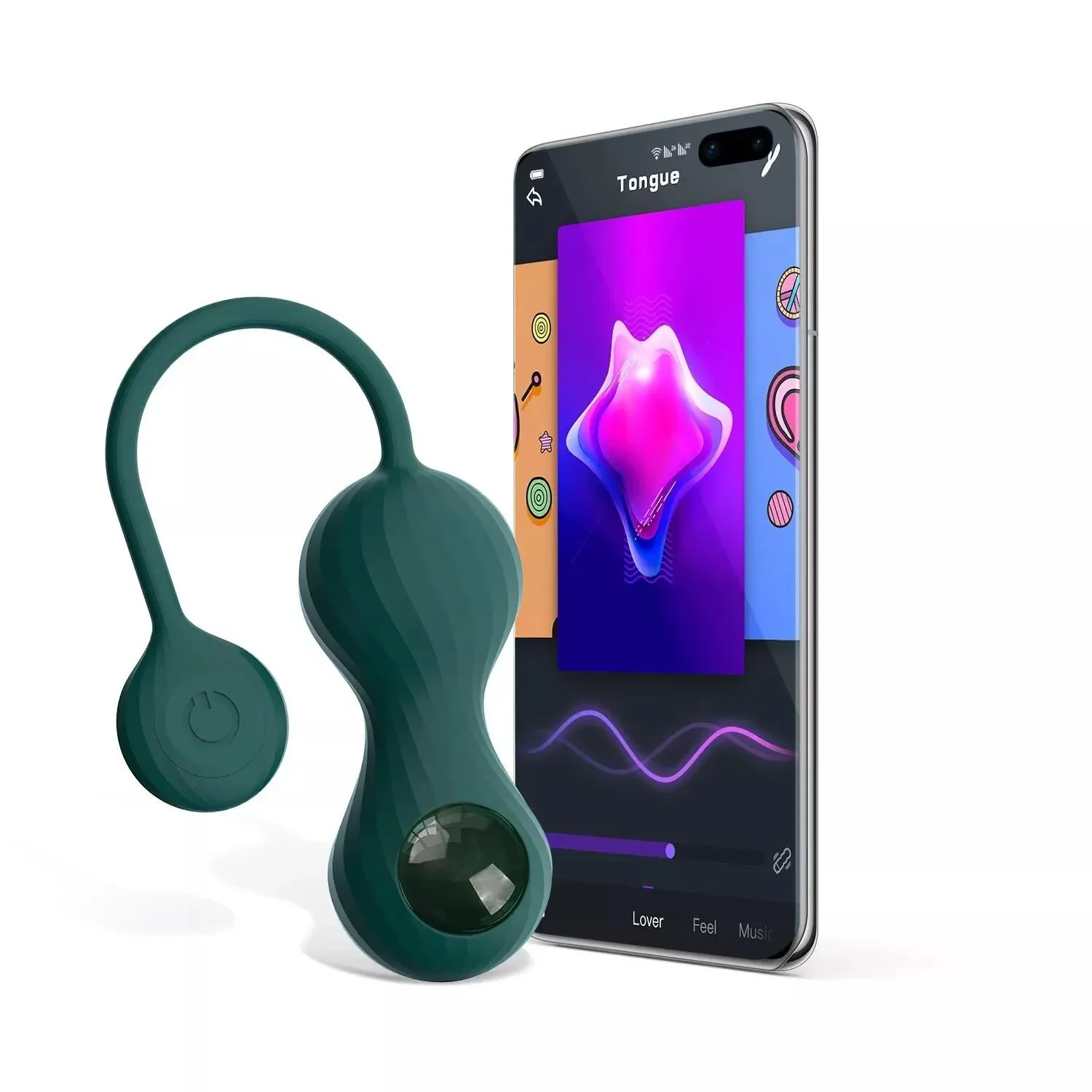 Crystal FunTown: Bolas Vaginales Inteligentes con Vibración y App - Magic Motion (S.T.M.)