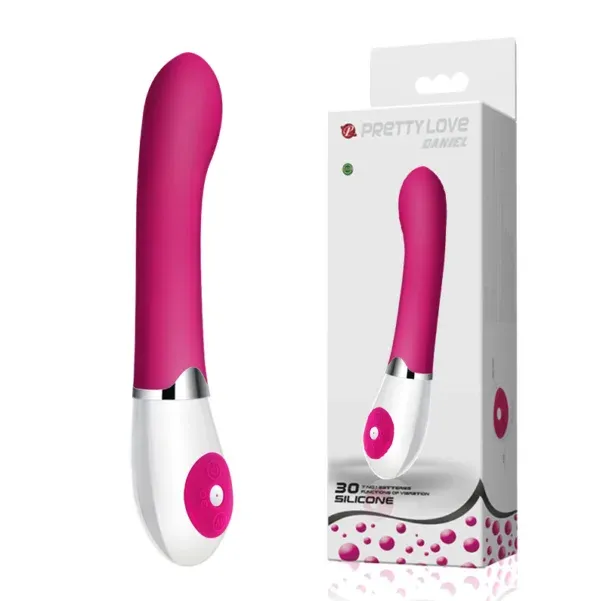 Daniel: Vibrador Curvo de 30 Modos - BI-014222 Prettylove (S.T.M.)