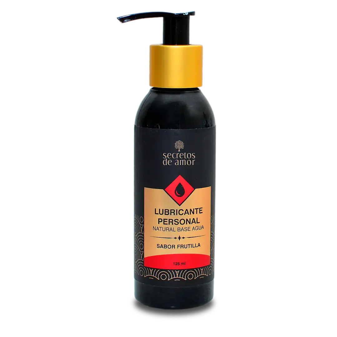 LUBRICANTE COMESTIBLE SABOR FRUTILLA 125 ML - SECRETOS DE AMOR