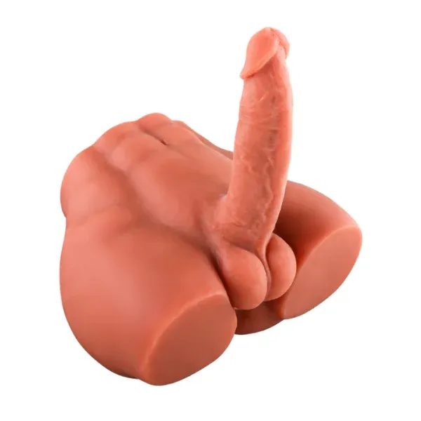 Torso Masculino Realista de TPE con Pene de 17 cm, Testículos y Cavidad Anal -  Joy JLM-05 (S.T.M.)