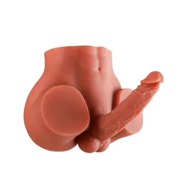 Torso Masculino Realista de TPE con Pene de 17 cm y Cavidad Anal -  Eros JLM-04 (S.T.M.)