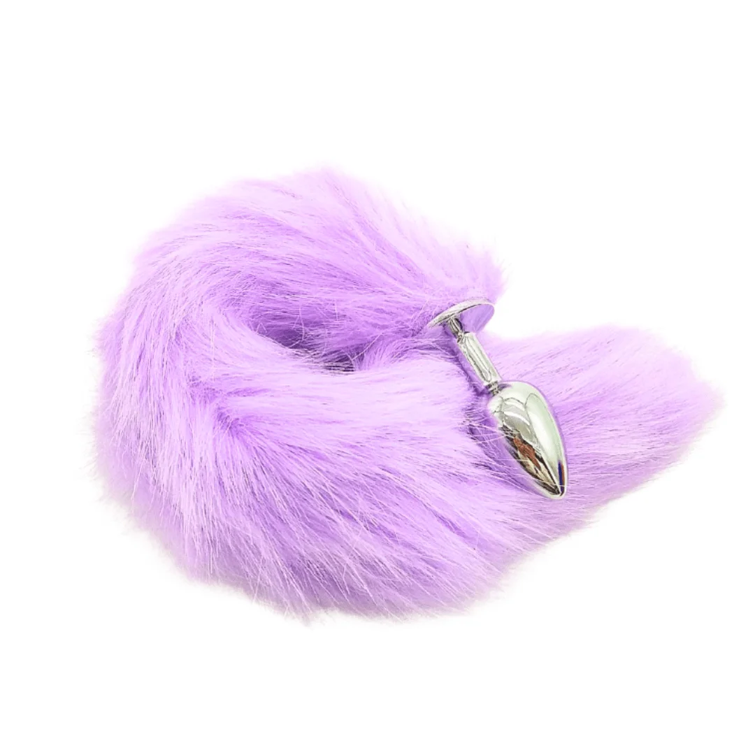  COLA DE MAPACHE PLUG ANAL TALLA "M" ACERO