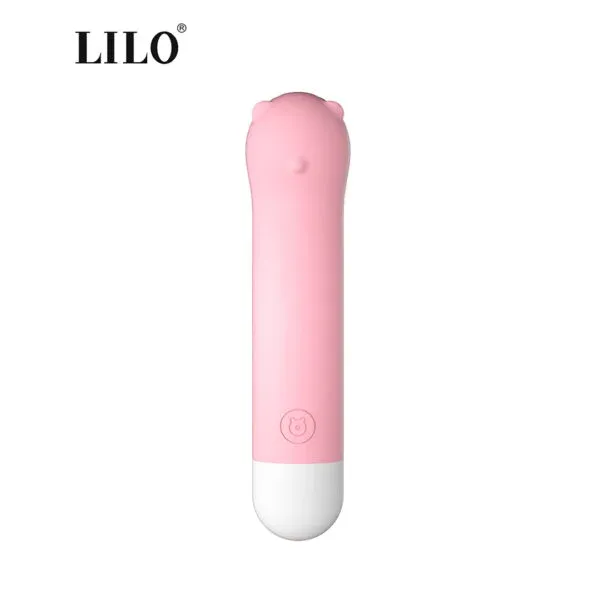 Clumsy Bear: Bala Vibradora con 10 Modos y Carga USB - LL-B2132-D Lilo (S.T.M.)
