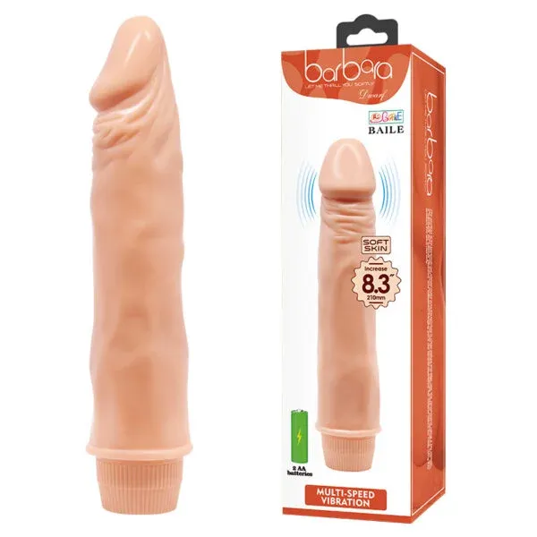 Dildo con Vibración 21 cm. y Multivelocidad - BW-001050R Baile (S.T.M.)
