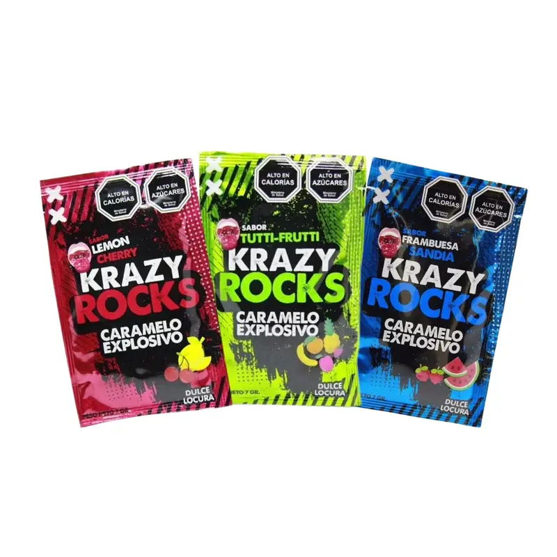 CARAMELO EXPLOSIVO 7 GR - KRAZY ROCKS