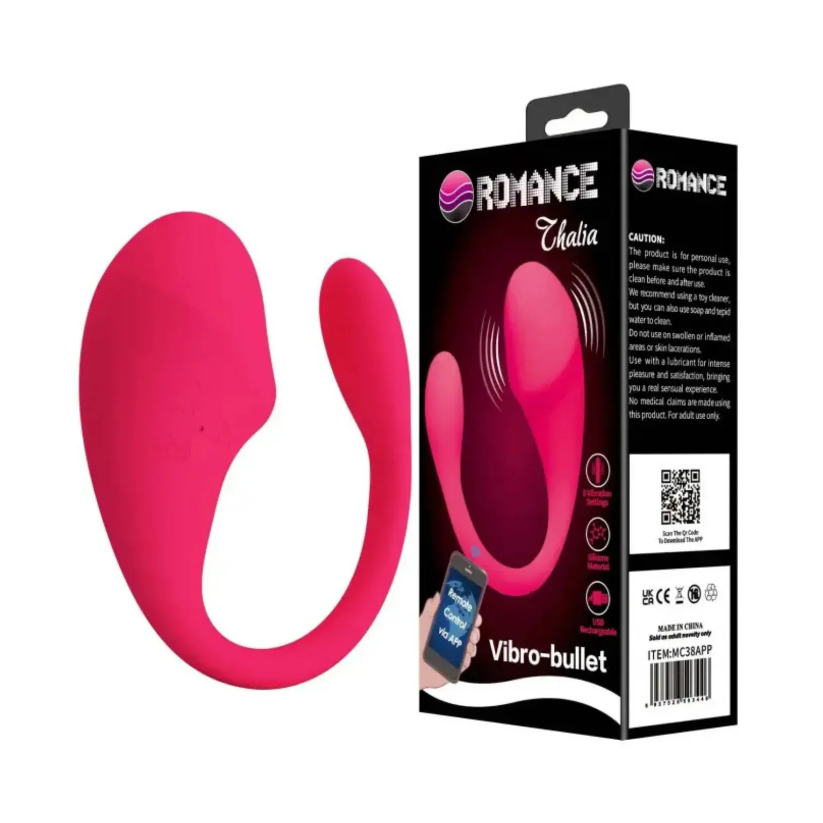 Thalia: Vibrador Vaginal con Control por APP - MC38 (S.T.M.)