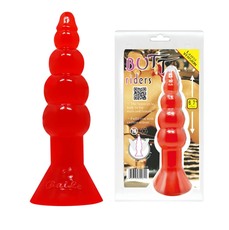 SUPER PLUG ANAL 17 CM CON BASE DE SUCCION BI-017005 - BAILE